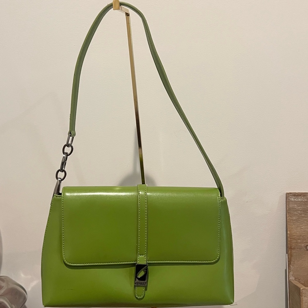 Green Vintage Guess Shoulder Bag